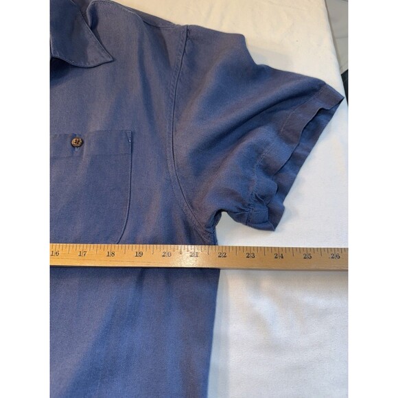 La Cabana Men’s Hawaiian Shirt, Blue, Size Medium, RN104521 - Picture 7 of 7